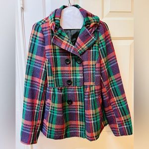 Vintage plaid jacket